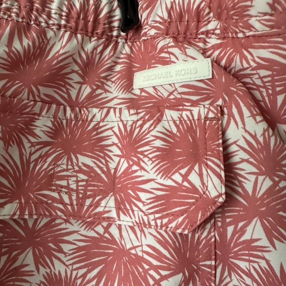 Michael Kors Palm Tree Swim Trunks - Size XL (M002) - Picture 8 of 9